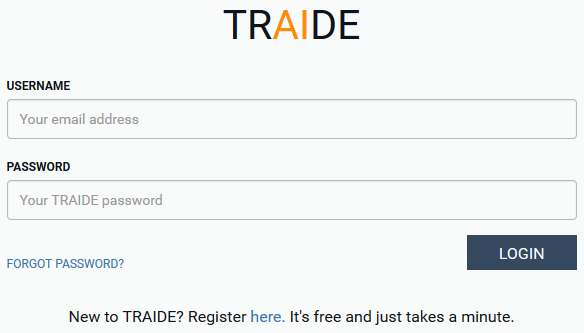 Login to TRAIDE